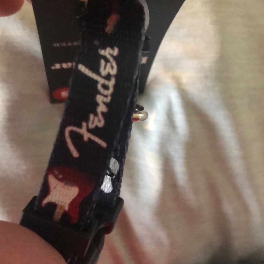 Fender Dog Collar with Guitar Print - Picture 2 of 6